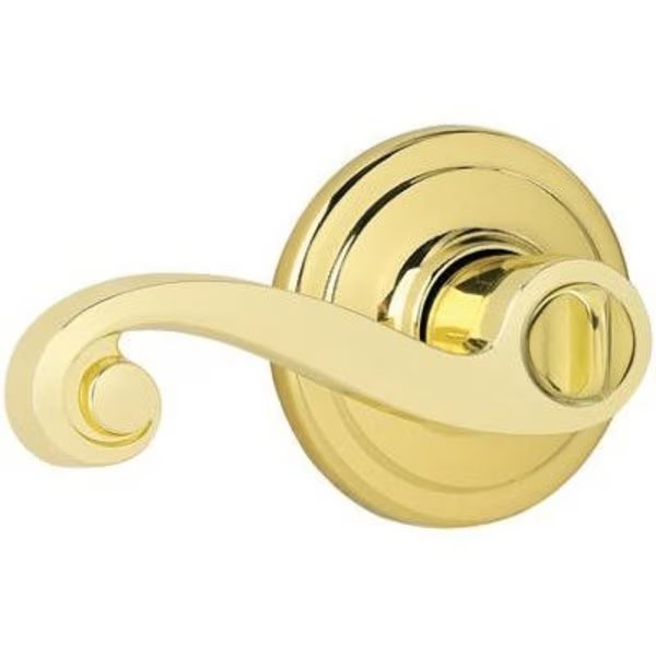 PB Lido Privacy Lever, Kwikset, Mfr#: 730LL 3 6AL RCS V1